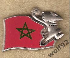 Знак ЧМ 1998 Франция (27) / Марокко / Флаг / Официальный ARTHUS-BERTRAND