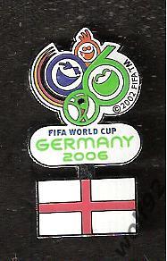 Знак ЧМ 2006 Германия (21) / Англия / Флаг / Официальный Trofe/EDER