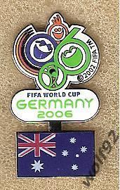 Знак ЧМ 2006 Германия (28) / Австралия / Флаг / Официальный Trofe/EDER