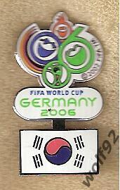 Знак ЧМ 2006 Германия (34) / Корея / Флаг / Официальный Trofe/EDER