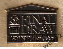 Знак ЧМ 1994 США (58) / FINAL DRAW / Официальный AMINCO