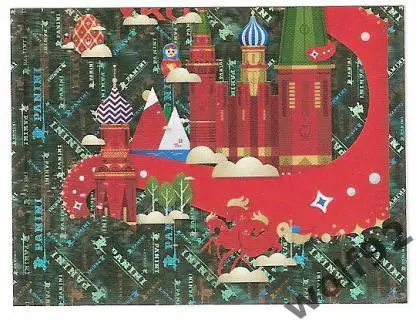 Наклейка №4 Москва/Талисман / Panini / ЧМ 2018