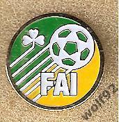 Знак Федерация Футбола Ирландия (6) пр-во Швеция 1990-е гг.