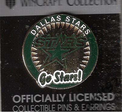 Знак Хоккей Даллас Старс НХЛ (5) /Dallas Stars NHL Go Stars! /Официальный 2000-е