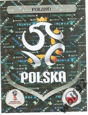Наклейка №592 Польша / Poland / Panini / ЧМ 2018