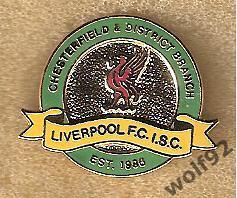 Знак Ливерпуль Англия (56) /Liverpool FC SC /Chesterfield&District Branch 2000-е