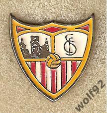 Знак Севилья Испания (4) / Sevilla FC / Оригинал 1990-е гг.