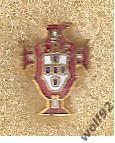 Знак Федерация Футбола Португалия(12) Оригинал1960-е M.Pinhao Lda Lisboa запонка
