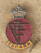 Знак Федерация Футбола Испания (13) / Пр-во Англия 1990-е гг.