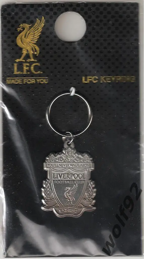 Брелок ФК Ливерпуль Англия (3) / Liverpool FC / Официальный 2015-17