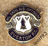 Знак Эвертон Англия (1) / Everton FC / оригинал 1980-е гг. W.Reeves & Co Ltd