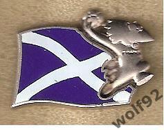 Знак ЧМ 1998 Франция (28) / Шотландия / Флаг / Официальный ARTHUS-BERTRAND