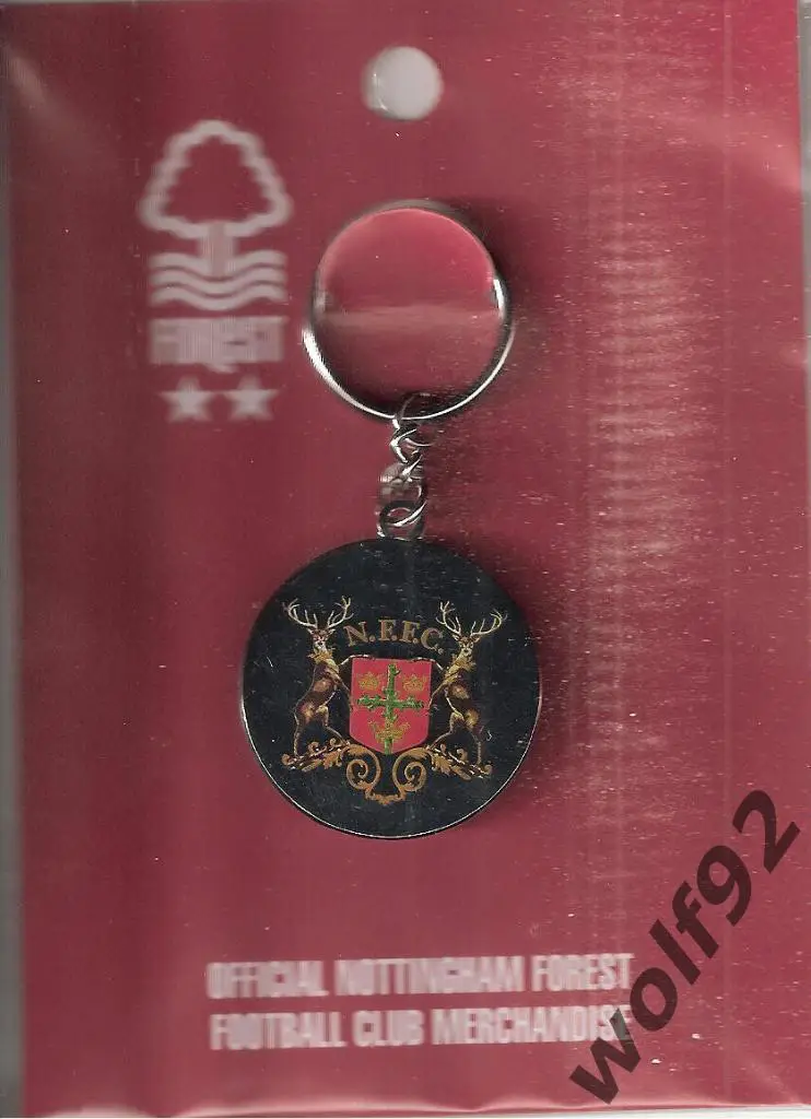 Брелок Ноттингем Форест Англия (1) / Nottingham Forest / Официальный 2019
