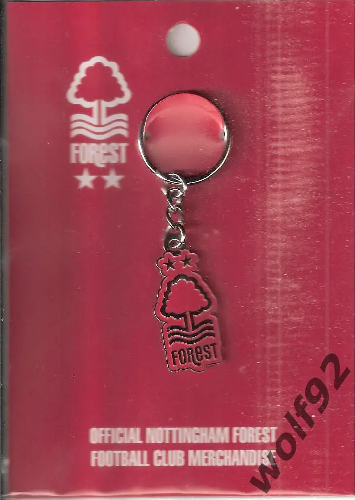 Брелок Ноттингем Форест Англия (2) / Nottingham Forest / Официальный 2019