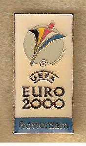 Знак ЧЕ 2000 Бельгия/Нидерланды (3) / Rotterdam / Официальный @1994 UEFA TM