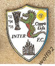 Знак Интер Милан Италия (12) / FC Inter / Coppa UEFA 91,94,98 / Оригинал 1990-е