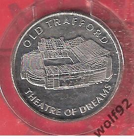 Медаль Сувенирная Манчестер Юнайтед Англия (1) / Old Trafford / Официал./ 2000-е 1