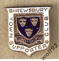 Знак Шрюсбери Таун Англия(2)/Shrewsbury Town Supporters Club /Dingley Ltd 1960-е