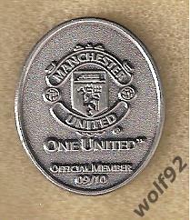 Знак Манчестер Юнайтед Англия (45) / Manchester United / Official Member 2009-10