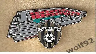 Знак Спартак Трнава Словакия(1) /FC Spartak Trnava /Стадион А. Малатинского 2020