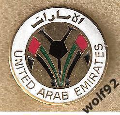 Знак Федерация Футбола Объединённые Арабские Эмираты (1) пр-во Англия 1990-е