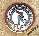 Знак Федерация Футбола Люксембург (10) оригинал 1990-е гг.