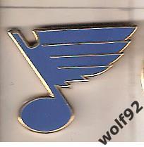 Знак Хоккей Сент-Луис Блюз НХЛ (1) / St. Louis Blues NHL / 2000-10-е гг.