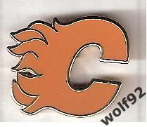 Знак Хоккей Калгари Флэймз НХЛ (1) / Calgary Flames NHL / 2000-е