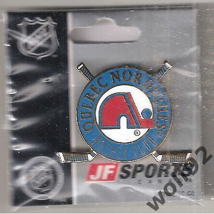 Знак Хоккей Квебек Нордикс НХЛ (2) / Quebec Nordiques / Официальный / 1990-е гг.