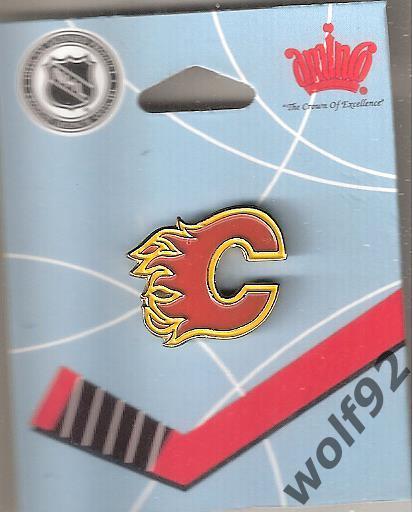 Знак Хоккей Калгари Флэймс НХЛ (4) / Calgary Flames NHL / Официальный 2000-е
