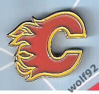 Знак Хоккей Калгари Флэймс НХЛ (4) / Calgary Flames NHL / Официальный 2000-е 1