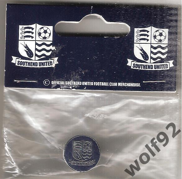 Знак Саутенд Юнайтед Англия (1) / Southend United FC /Официальный /2010-15-е гг.
