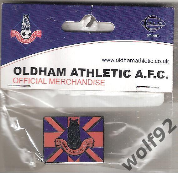 Знак Олдем Атлетик Англия (1) / Oldham Athletic AFC / Официальный / 2010-14-е