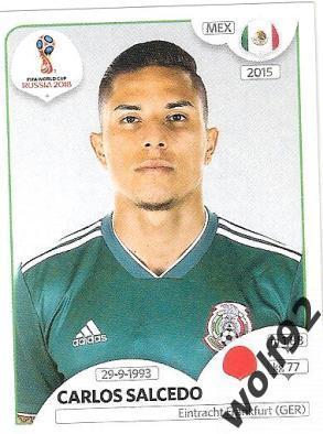 Наклейка №460 Carlos Salsedo / Mexico / Panini / ЧМ 2018