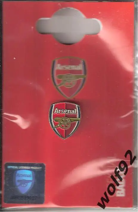 Знак Арсенал Англия (12) / Arsenal / Официальный 2016-18-е гг.