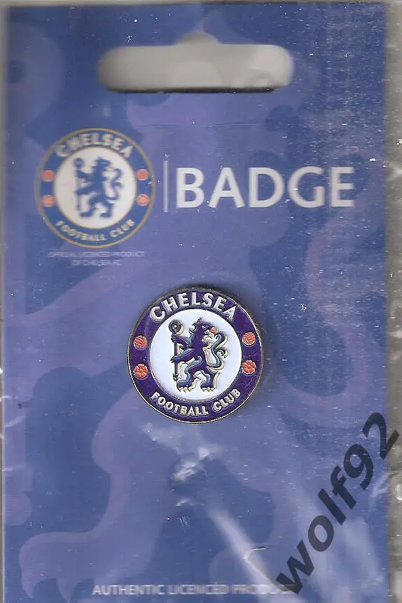 Знак Челси Англия (129) / Chelsea FC / Официальный / 2010-е