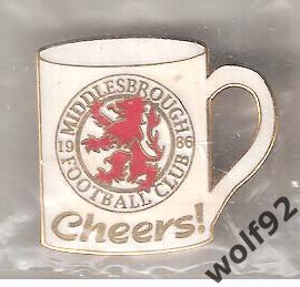 Знак Мидлсбро Англия (2) / Middlesbrough FC / Официальный / 1990-00-е 1
