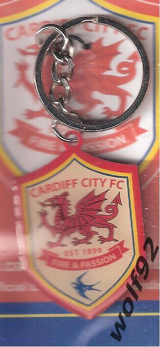 Брелок Кардифф Сити Англия (1) / Cardiff City FC / Официальный / 2010-е 1