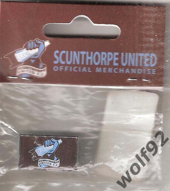 Знак Сканторп Юнайтед Англия (2) / Scunthorpe United FC / Официальный / 2014-17
