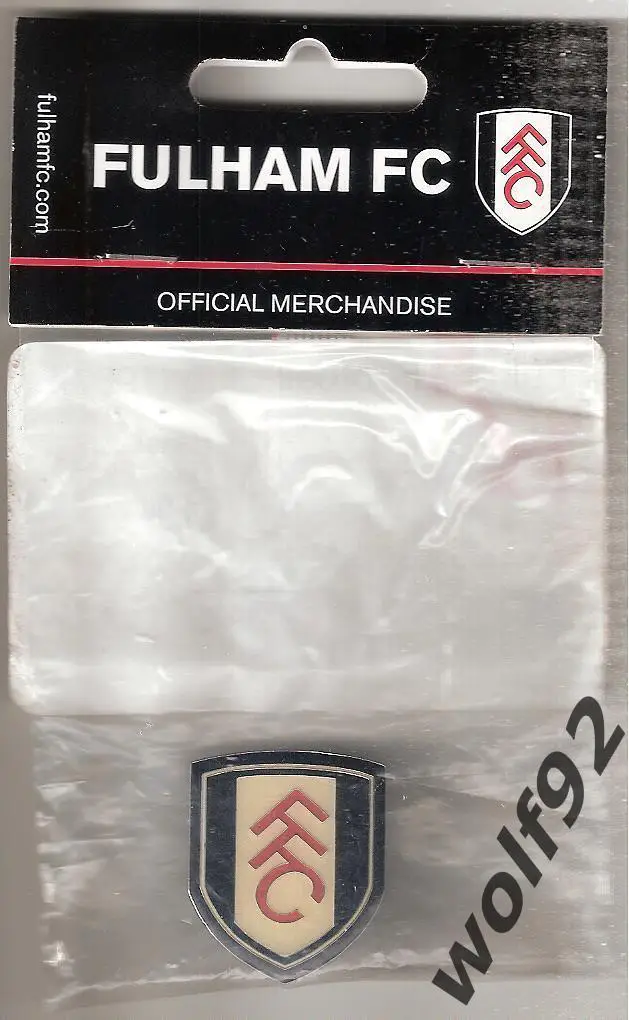 Знак Фулхэм Англия (2) / Fulham FC / Официальный / 2000-10-е гг.