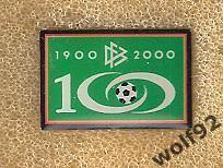 Знак Федерация Футбола Германия (4) / 100 лет / 1900-2000 / Официальный / 2000