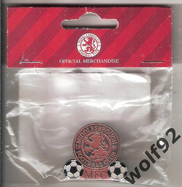 Знак Мидлсбро Англия (7) / Middlesbrough FC / Официальный / 2000-10-е