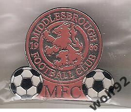 Знак Мидлсбро Англия (7) / Middlesbrough FC / Официальный / 2000-10-е 1