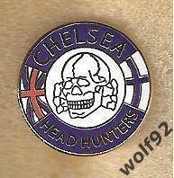 Знак Челси Англия (117) / Chelsea Headhunters / 1990-е / (D=19 мм)
