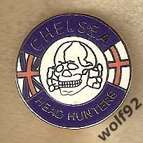 Знак Челси Англия (129) / Chelsea Headhunters / 2000-е / (D=21 мм)