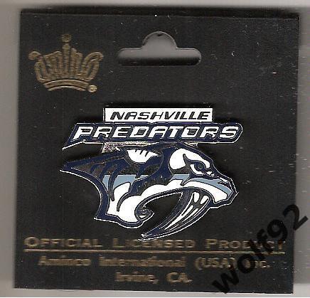 Знак Хоккей Нэшвилл Предаторс НХЛ(2) /Nashville Predators NHL/Официальный/2010-е
