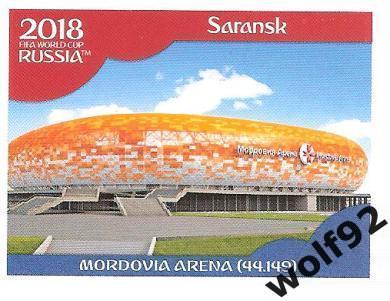 Наклейка №17 Стадион Мордовия Арена /Mordovia Arena / Saransk / Panini / ЧМ 2018