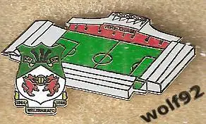 Знак Рексем Уэльс (1) / Wrexham FC / Стадион Рейскорс Граунд / 2020