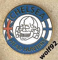 Знак Челси Англия (130) / Chelsea Headhunters / 2010-е / (D=22мм)