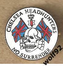 Знак Челси Англия (140) /Chelsea FC /Headhunters No Surrender /1990-00-е